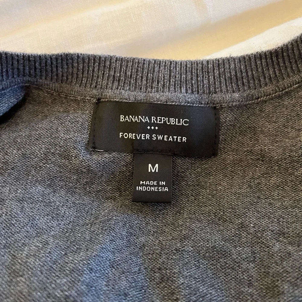 Banana Republic Charcoal Cardigan Sweater - Picture 4 of 5